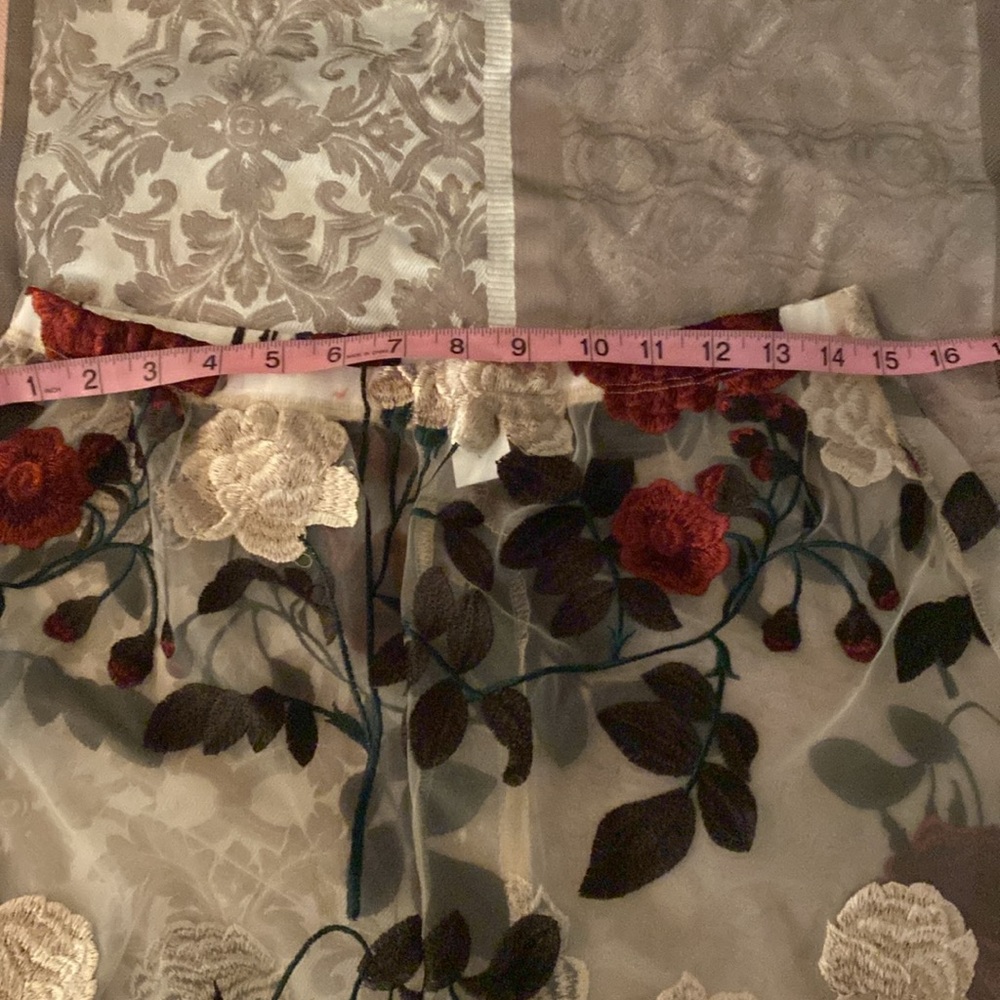 K-TOO Los Angeles Floral Sheer Pants size L - Picture 9 of 12
